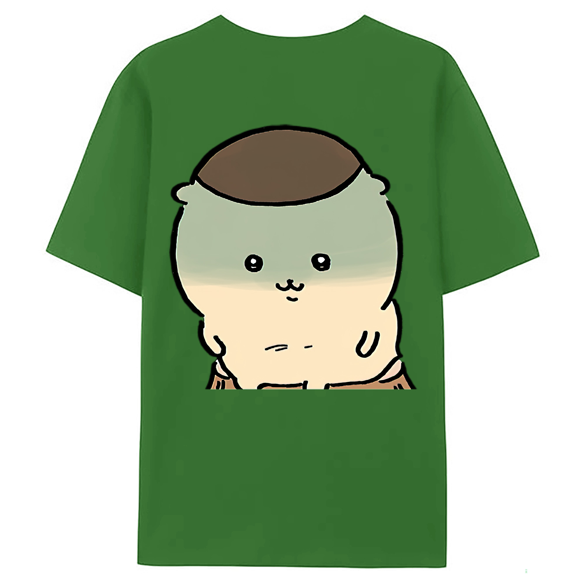 （画像用） ちいかわ くりまんじゅう Chii-kawa kuri manjū レディース半袖Tシャツ(バックプリント)